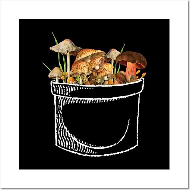 I Love Mushrooms In My Pocket by Tobe Fonseca Wall Art by Tobe_Fonseca